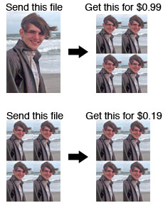 Save money on wallet size photos